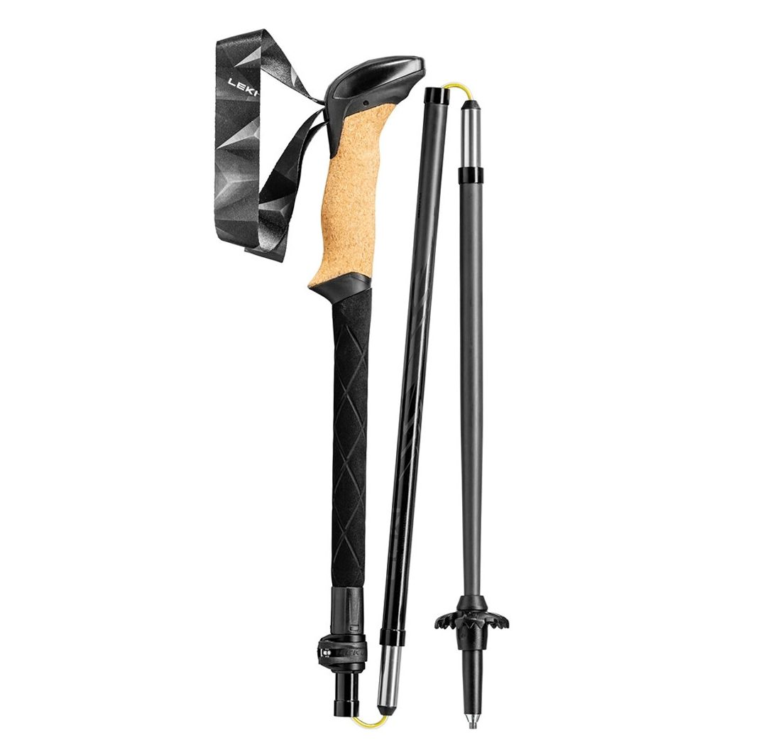 Треккинговые палки Leki Black Series FX Carbon для активного отдыха, альпинизма, туристических путешествий, походов и outdoor экипировки для спортивной одежды и обуви