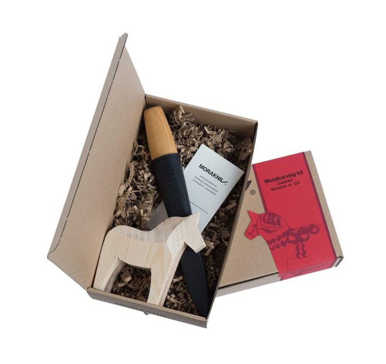 Набор для резьбы по дереву Mora Woodcarving Kit Dalahorse 120 для активного отдыха и хобби - одежда обувь снаряжение для походов хайкинга альпинизма путешествий