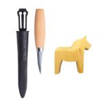 Набор для резьбы по дереву Mora Woodcarving Kit Dalahorse 120 для активного отдыха, прогулок с обувью и одеждой для туристов и любителей путешествий