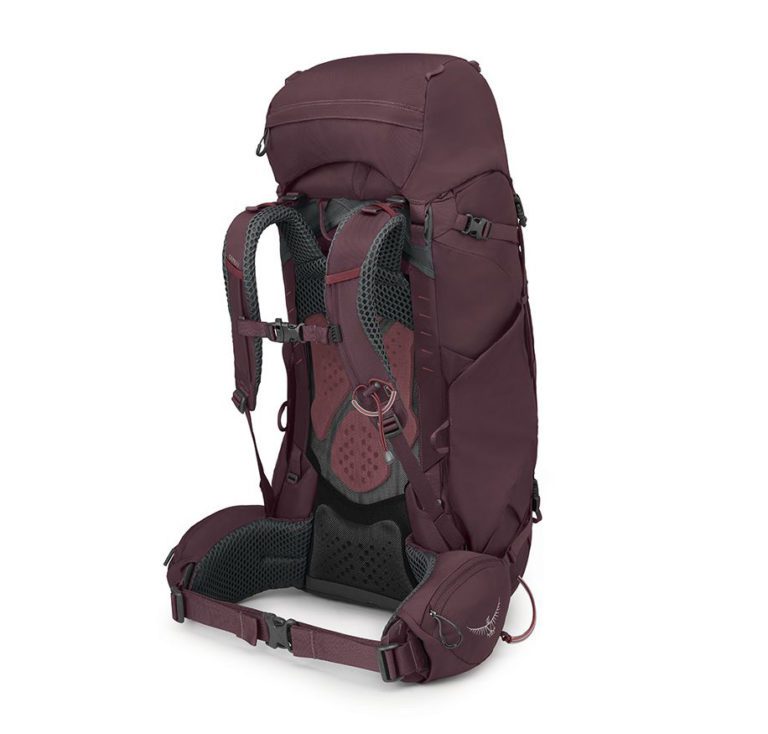 Таможенный рюкзак Osprey Kyte 58 для активного отдыха, путешествий и альпинизма с легкими спортивными вещами, обувью и снаряжением для хайкинга и скалолазания