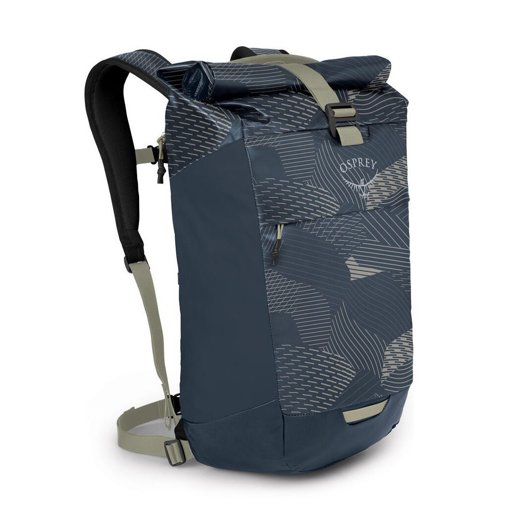 Рюкзак Osprey Transporter Roll Top Camo Lines для активного отдыха, путешествий и горных походов на сайте интернет-магазина с экипировкой для активной жизни