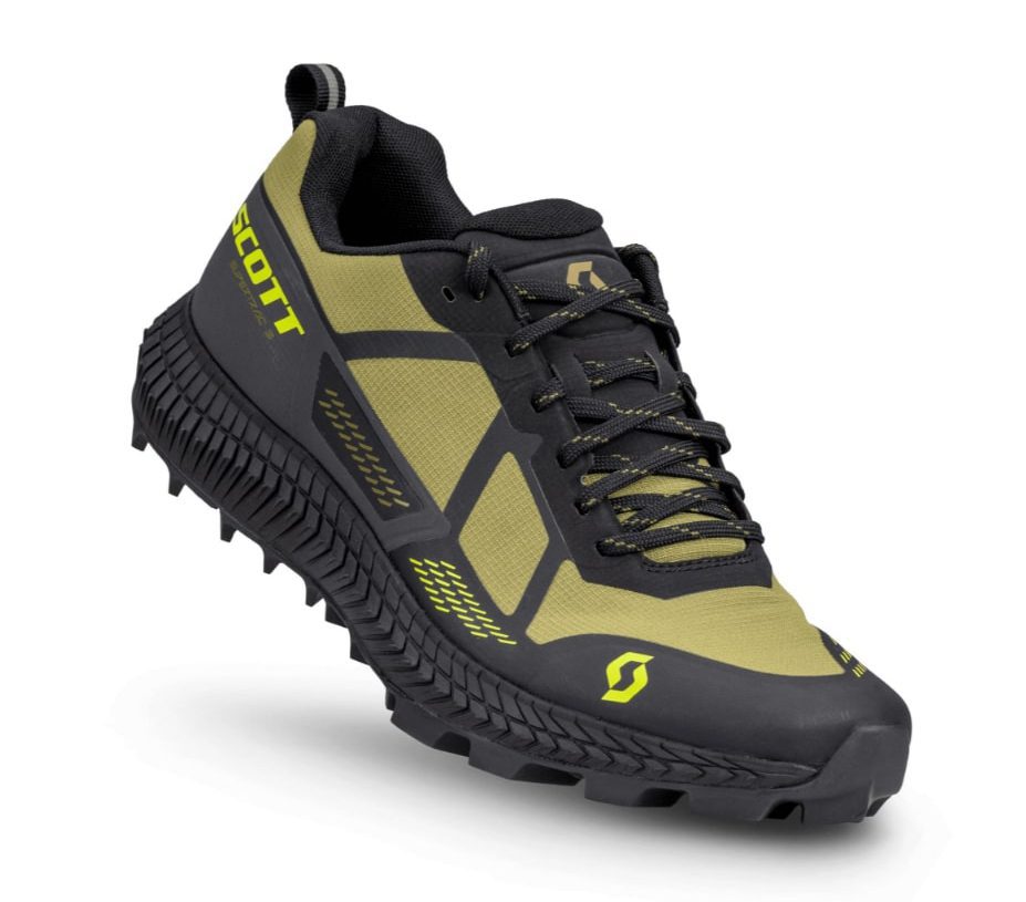 Кроссовки Scott Supertrac 3 в грязно-зеленом и черном цвете для активного отдыха походов экстремальных путешествий и альпинизма в интернет-магазине спортивной одежды обуви для активной жизни