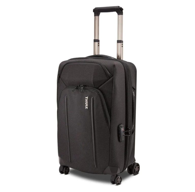 Чемодан Thule Crossover 2 Carry On spinner черный для активного отдыха путешествий и путешественников с экипировкой для походов альпинизма и спортивной обувью для активной жизни