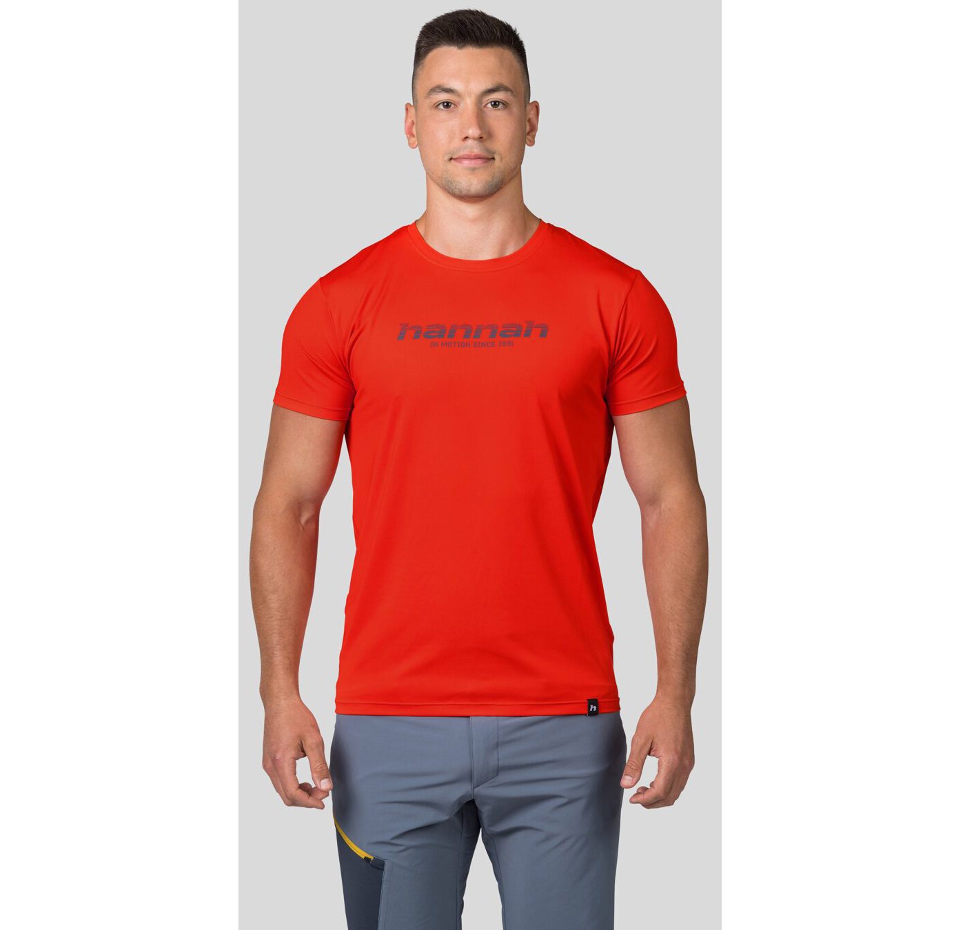 Футболка Hannah Parnell Mns черри томат для активного отдыха и путешествий, одежда и обувь для хайкинга альпинизма trekking и туризма