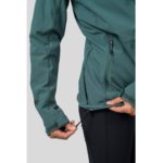 Куртка Hannah Zury Wmn темно-зеленая для активного отдыха, походов и путешествий, одежда и обувь для спорт и туризма, экипировка для хайкинга и восхождения