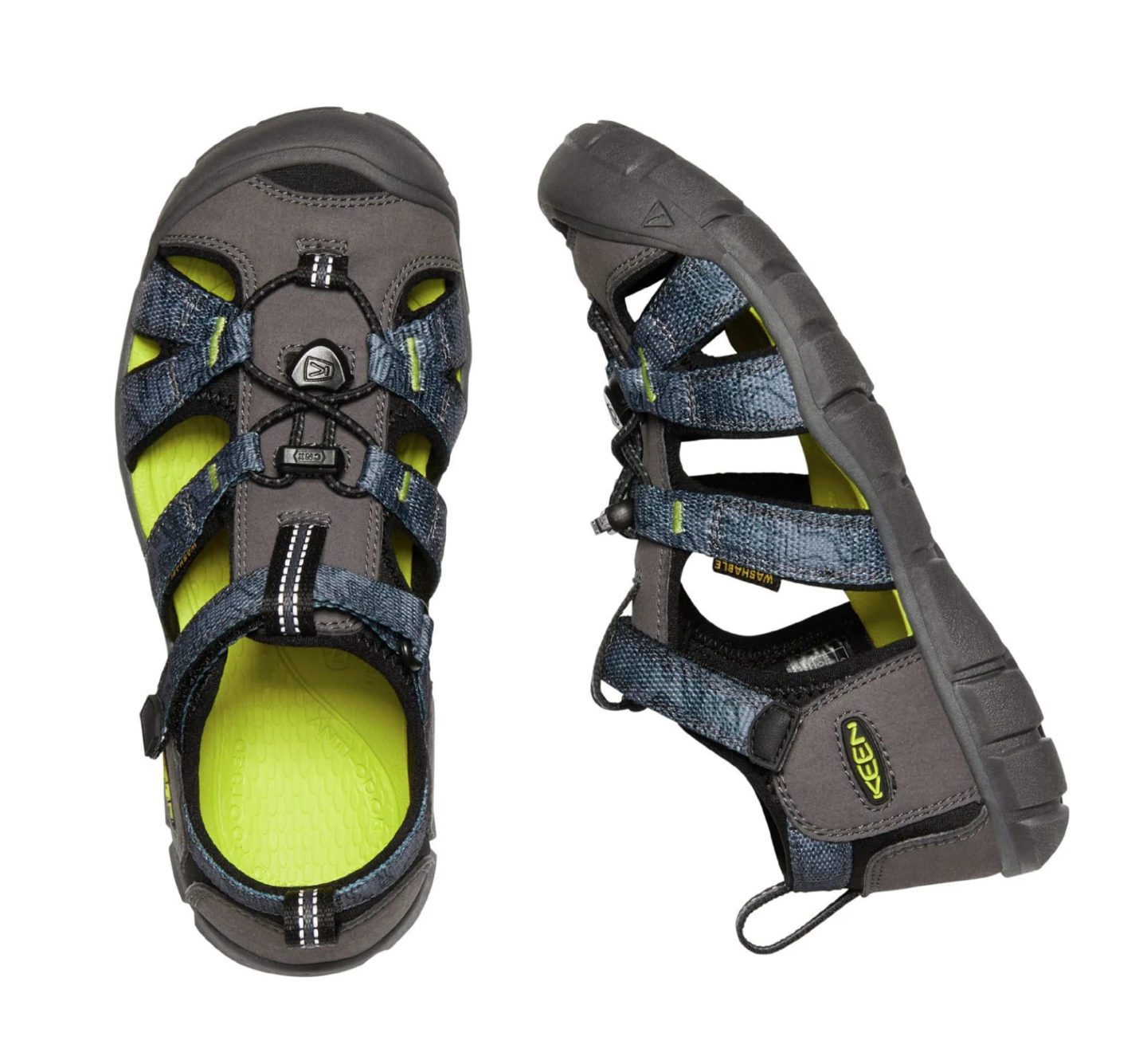 Детские сандалии Keen Seacamp II CNX Y-magnet и Evening Primrose для активного отдыха на природе, походов, путешествий, спортивной одежды и обуви в онлайн-магазине