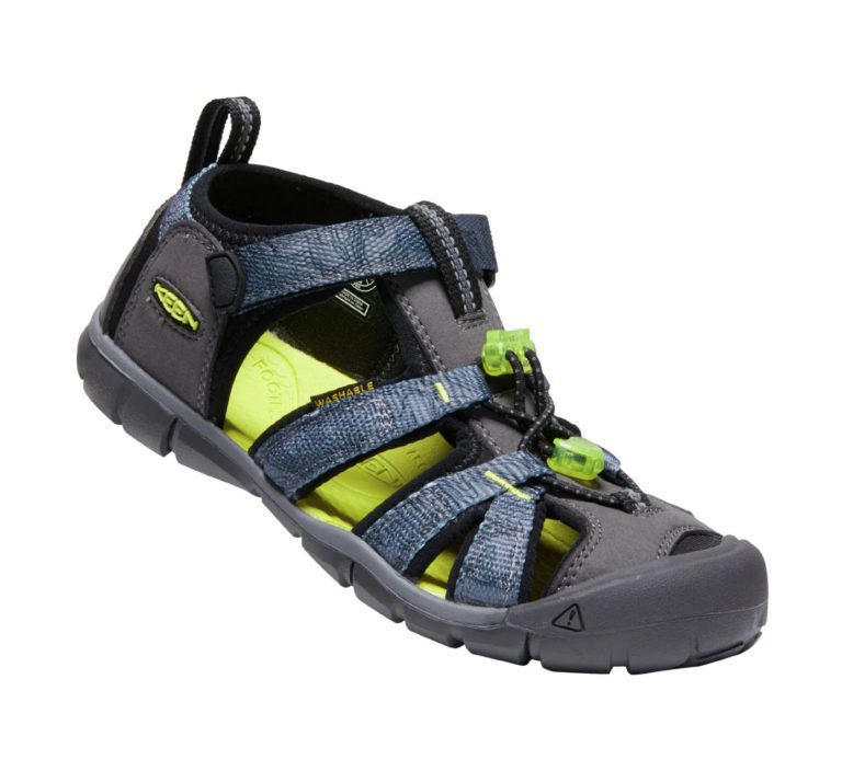 Детские сандалии Keen Seacamp II CNX Y-magnet и Evening Primrose для активного отдыха, путешествий и походов на стильной обуви для туризма и горных прогулок в онлайн магазине спортивной одежды и обуви