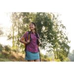 Женская активная рубашка Turbat Maya SS Wmn в фиолетовом цвете для outdoor, походов и путешествий в онлайн магазине экипировки для активного отдыха, альпинизма и туризма