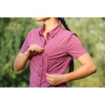 Рубашка Turbat Maya SS Wmn quartz violet для активного отдыха спорт одежды и обуви для походов и путешествий на онлайн магазине товаров для активного образа жизни