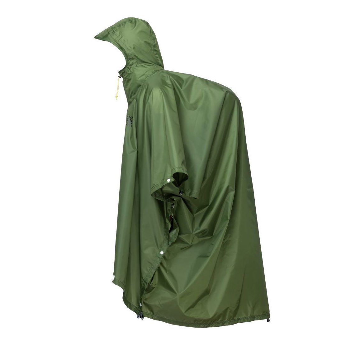 Пончо-тент Turbat Molfar зеленое для outdoor активной жизни, путешествий, альпинизма и туристической экипировки