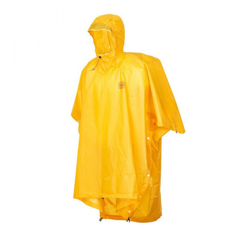 Пончо-тент Turbat Molfar желтого цвета для активного отдыха, путешествий, хайкинга и альпинизма на сайте интернет-магазина спортивной одежды и обуви