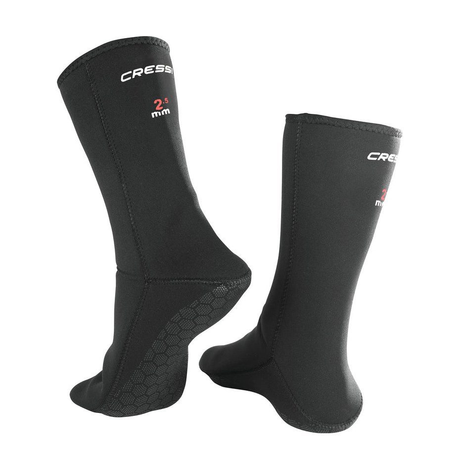 Ролик носки Cressi-Sub Orata черные 2.5мм для активного отдыха, туристических походов, дайвинга и горных приключений в интернет магазине одежды и обуви для активной жизни