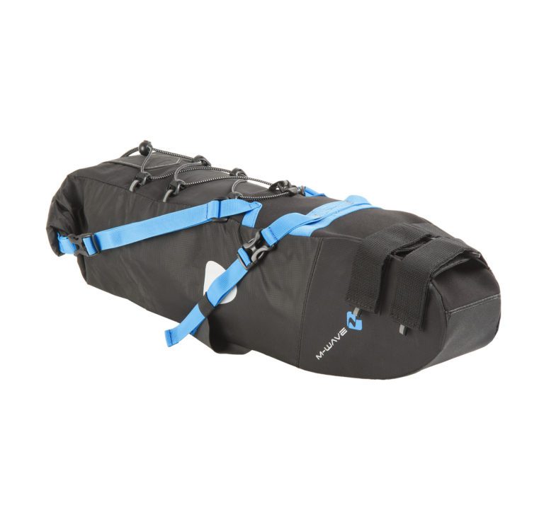 Крепкая сумочка M-WAVE Rough Ride Saddle L 11 л черная для активного образа жизни, походов, альпинизма и путешествий, подходит для спортивной одежды, обуви и снаряжения для онлайн магазина товаров для активных путешественников