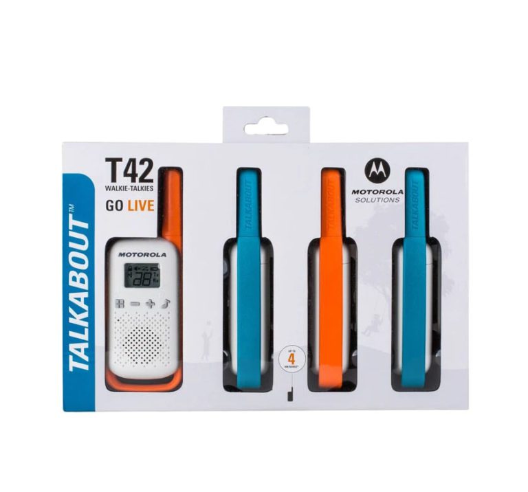 Квадратная иконка радиостанции Motorola Talkabout T42 для активного отдыха, походов, путешествий и спортивной экипировки для туризма, альпинизма и походной одежды и обуви в интернет магазине