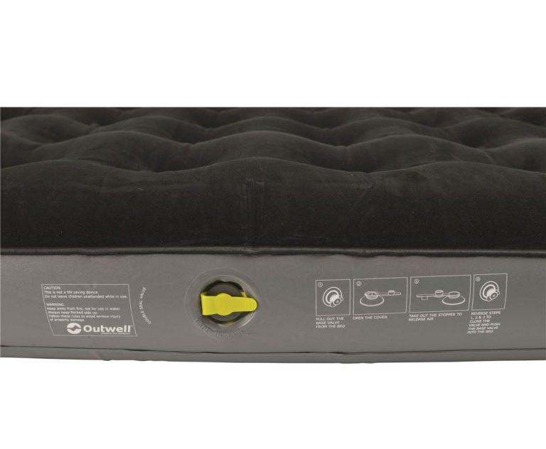Термо-надувной матрас Outwell Flock Classic Single для активного отдыха кемпинга и путешествий с аксессуарами для туризма, альпинизма и походов