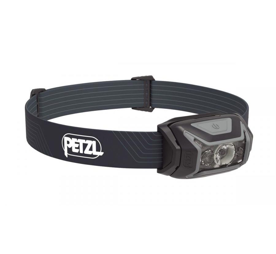 Налобный фонарь Petzl Actik серый для активного отдыха походов альпинизма путешествий и спорта на природе в магазине экипировки для активной жизни