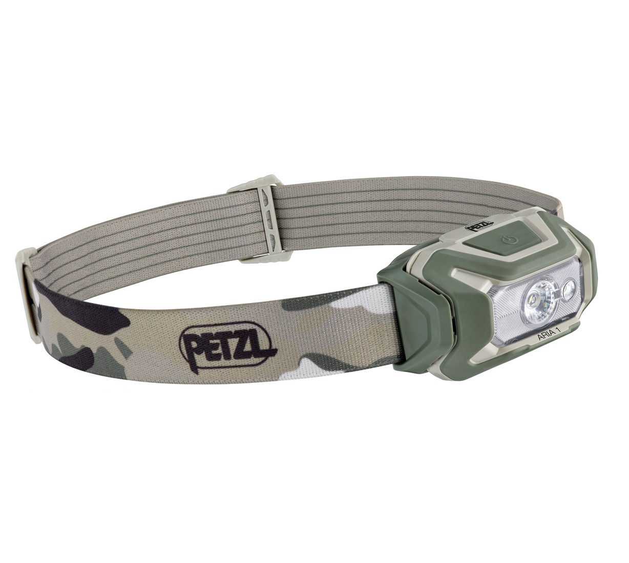 Фонарь налобный Petzl Aria 1 RGB camo для активных видов отдыха туристов и спортсменов одежда обувь снаряжение для походов и альпинизма в онлайн магазине активной жизни