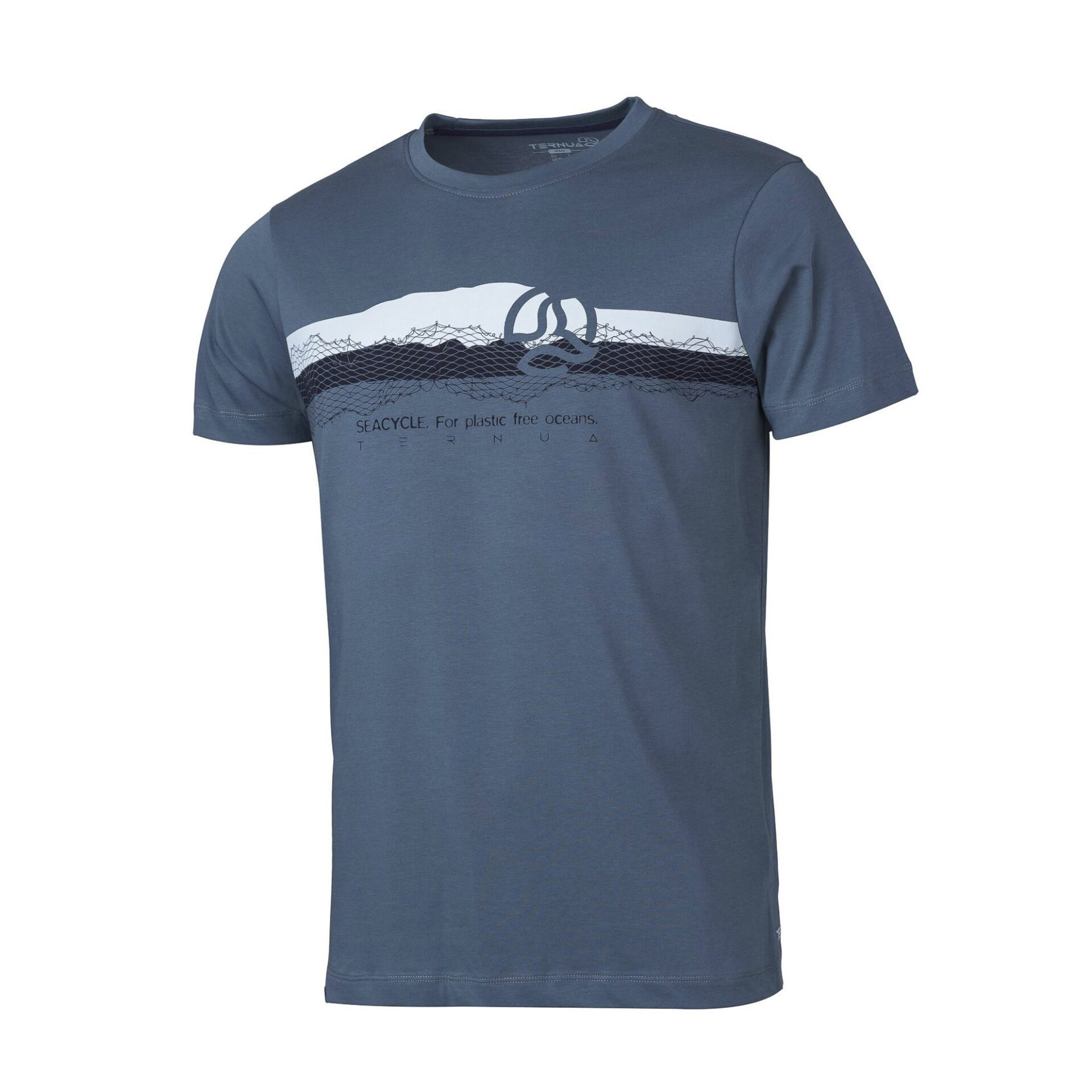 Ternua Halpu Mns deep lake Футболка Ternua Halpu Mns для активного отдыха, походов и путешествий, одежда и обувь для хайкинга и альпинизма в стиле outdoor