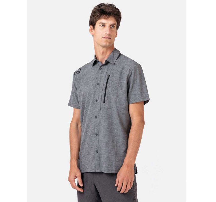 Рубашка Ternua Kotni ST Mns whales grey для активного отдыха походов путешествий и альпинизма в интернет-магазине экипировки для активной жизни