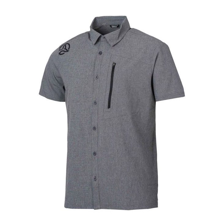 Рубашка Ternua Kotni ST Mns whales grey для активного отдыха, путешествий и хайкинга, одежда и обувь для мужественных приключений на открытом воздухе