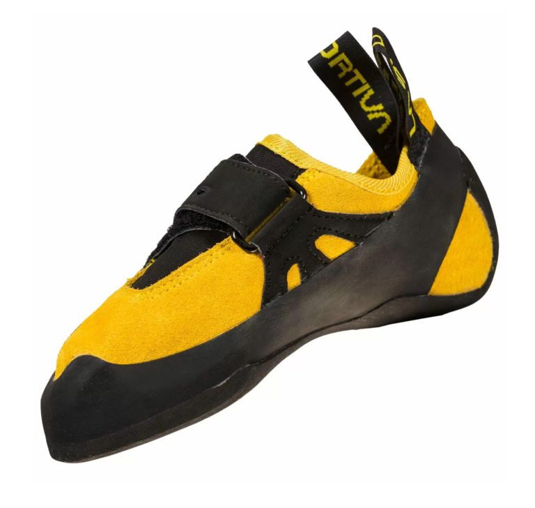 Детская обувь для скалолазания La Sportiva Tarantula JR желто-черная для активного отдыха, походов, альпинизма и путешествий в интернет-магазине спортивной одежды и обуви