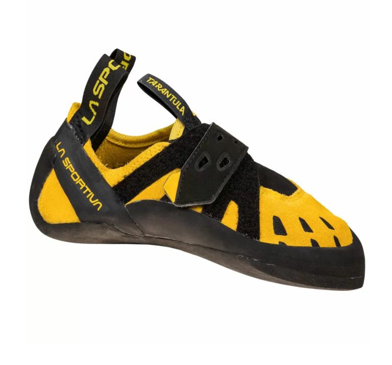 Детские скальные туфли La Sportiva Tarantula JR желто-черные для активного отдыха, лазания, hiking, альпинизма и путешествий для онлайн магазина спортивной одежды обуви