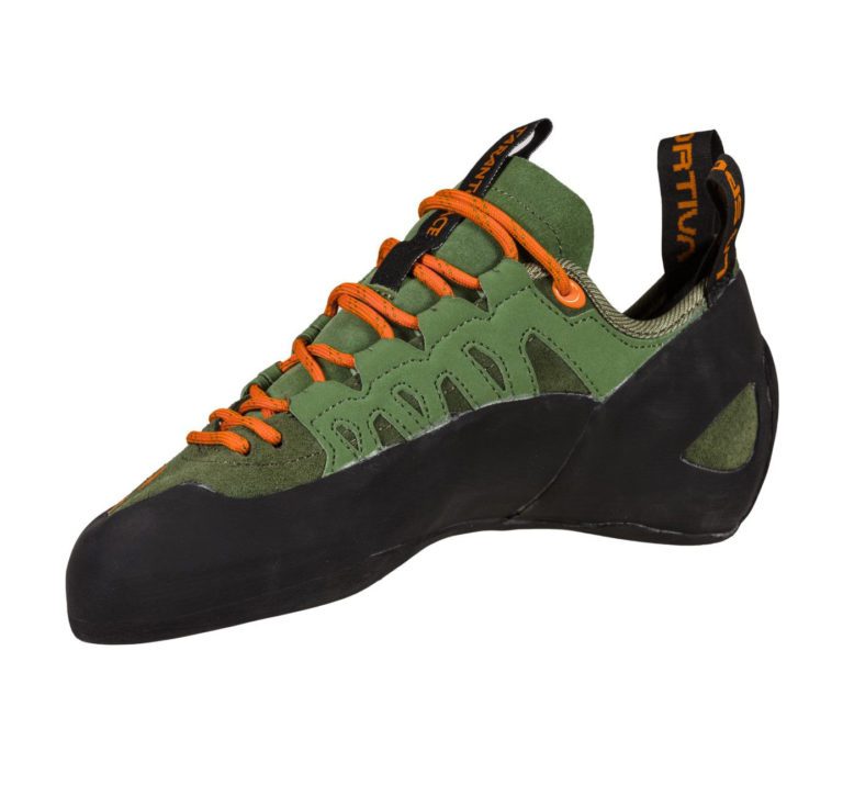Тренировочные скальные туфли La Sportiva Tarantulace оливковые и тигровые для активного отдыха, скалолазания и горного туризма на платформе интернет-магазина экипировки для активной жизни