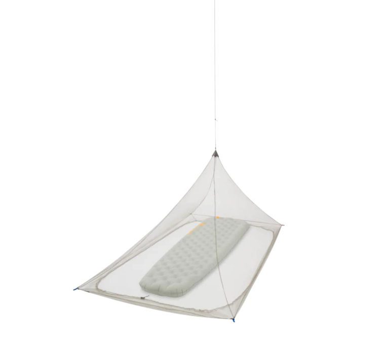 Москитная сетка Sea To Summit Nano Mosquito Pyramid для активного отдыха, походов и путешествий, а также защита от насекомых в туристической экипировке и одежде для походов, маунтин-екстрима и активного отдыха
