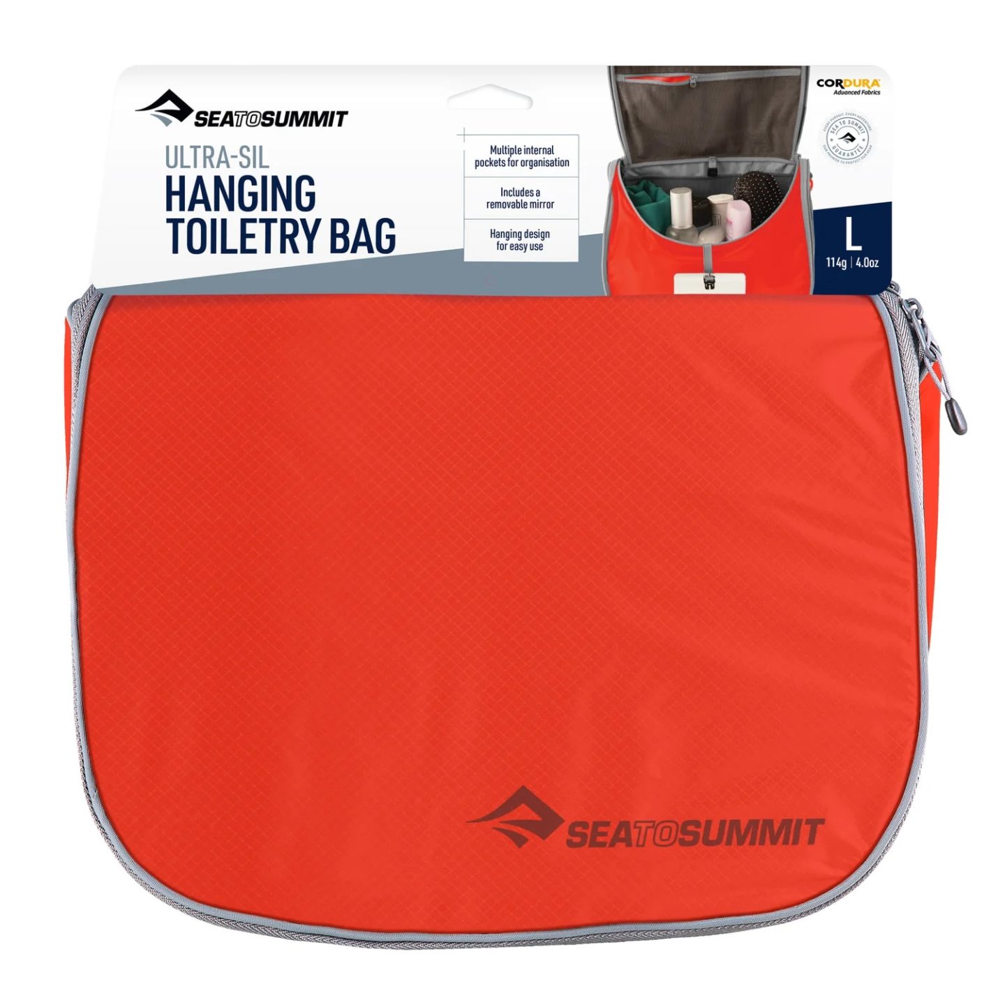 Тактическая сумочка Sea to Summit Ultra Sil Hanging Toiletry Bag L для активного отдыха, путешествий и горных походов, легкая водонепроницаемая сумка для туристической экипировки, аксессуар для альпинизма и outdoor товаров в онлайн-магазине