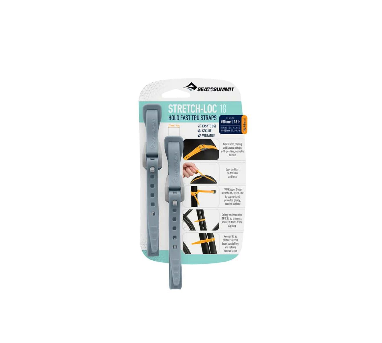 Комплект стяжек STS Stretch-Loc 18 12mm x 450mm для активного отдыха туризма и альпинизма, прочные ремни для одежды и обуви в интернет-магазине для любителей активной жизни