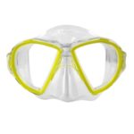 Маска для подводного плавания Aqualung Duetto Transp Yellow для активного отдыха, туристической и горной походной одежды, обуви и снаряжения для путешествий и альпинизма