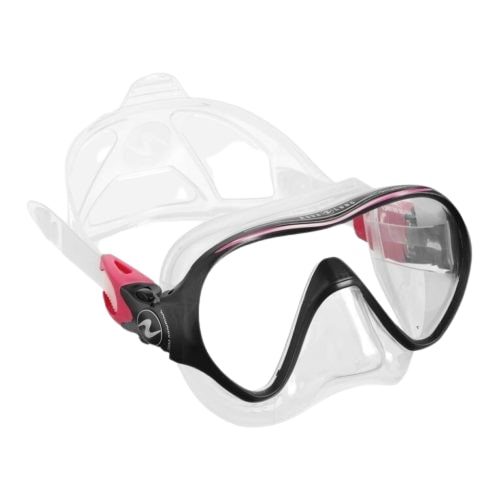 Маска для активного отдыха Aqualung Linea Pink Clear для путешествий дайвинга и горных приключений в экологичной одежде и обуви для походов, альпинизма и туризма