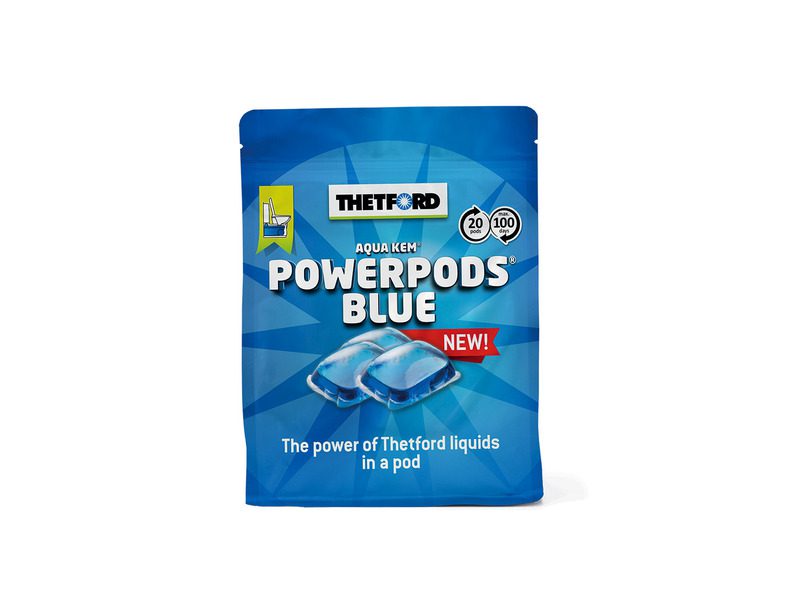Thetford Powerpods Blue 20 Pods Техно активные товары для путешествий и активного отдыха, силовые капсулы Thetford Powerpods Blue для походов и активного образа жизни в интернет магазине