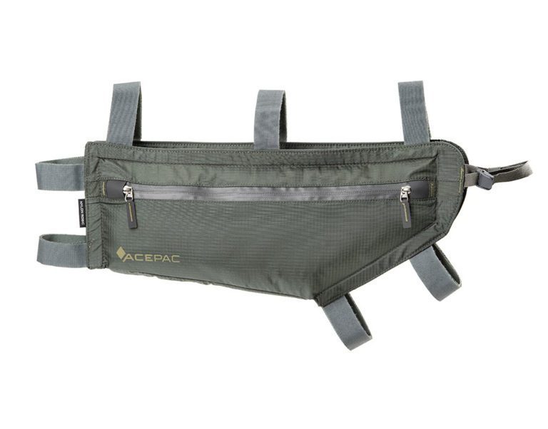 Аксессуары для активного отдыха дорожная сумка для велосипеда и путешествий, спортивная одежда и обувь для альпинизма и походов, велосумка на раму Acepac Zip frame bag MKIII M Grey для туристов и любителей активного образа жизни