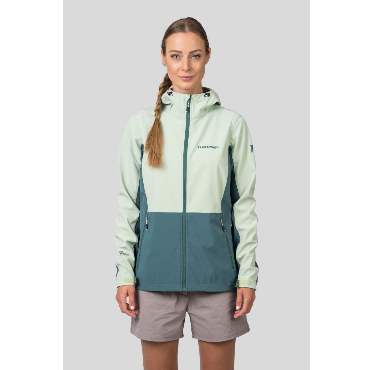 Легкая женская куртка Hannah Zury Lite для активного отдыха на природе с водоотталкивающей тканью, идеально подходит для походов, альпинизма и путешествий, продается в онлайн-магазине товаров для активной жизни, одежды и обуви для туризма