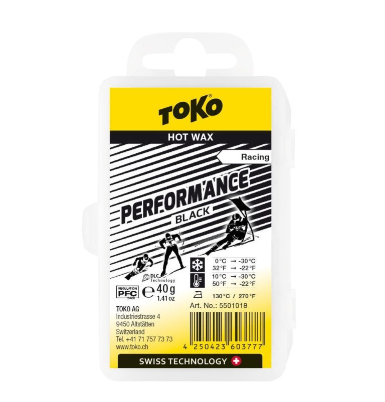 Парафин Toko Performance Black 40 г для активного отдыха, туристической экипировки, обуви и снаряжения для хайкинга, восхождения и путешествий в интернет-магазине товаров для активной жизни