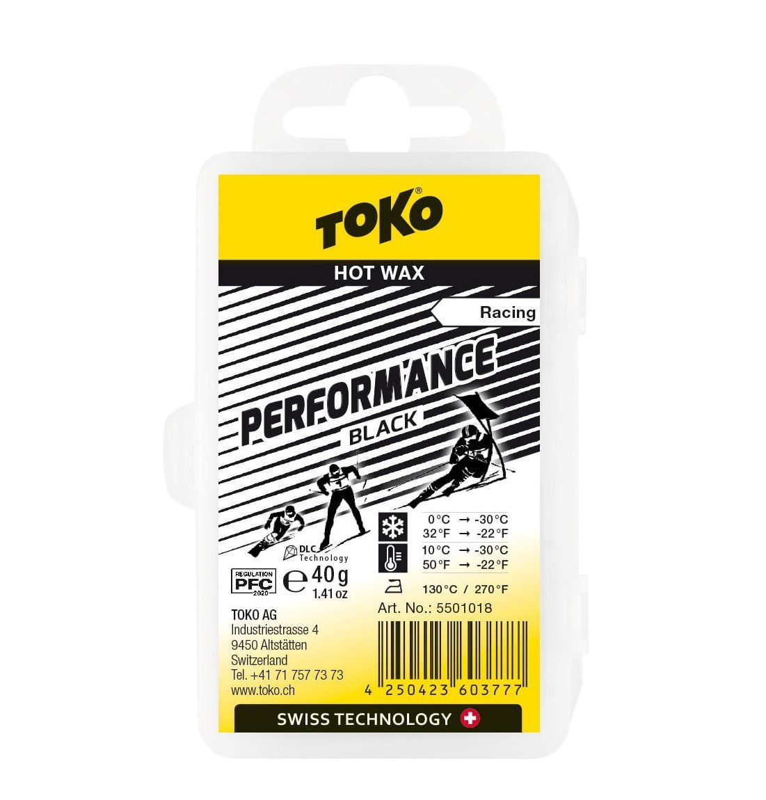 Парафин Toko Performance Black 40 г для активного отдыха, туристической экипировки, обуви и снаряжения для хайкинга, восхождения и путешествий в интернет-магазине товаров для активной жизни