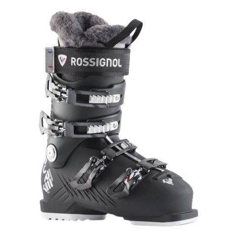 Теплые горнолыжные ботинки Rossignol Pure 70 Soft черные для активного отдыха лыжников, снаряжение для зимних походов и путешествий, спортивная обувь для сноуборда и горных приключений в онлайн магазине