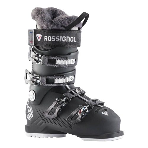 Теплые горнолыжные ботинки Rossignol Pure 70 Soft черные для активного отдыха лыжников, снаряжение для зимних походов и путешествий, спортивная обувь для сноуборда и горных приключений в онлайн магазине