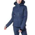 Женская куртка для активного отдыха Rossignol Ski в тёмно-синем цвете для лыж и горных походов, одежда и экипировка для походов и путешествий в интернет-магазине с товарами для активной жизни