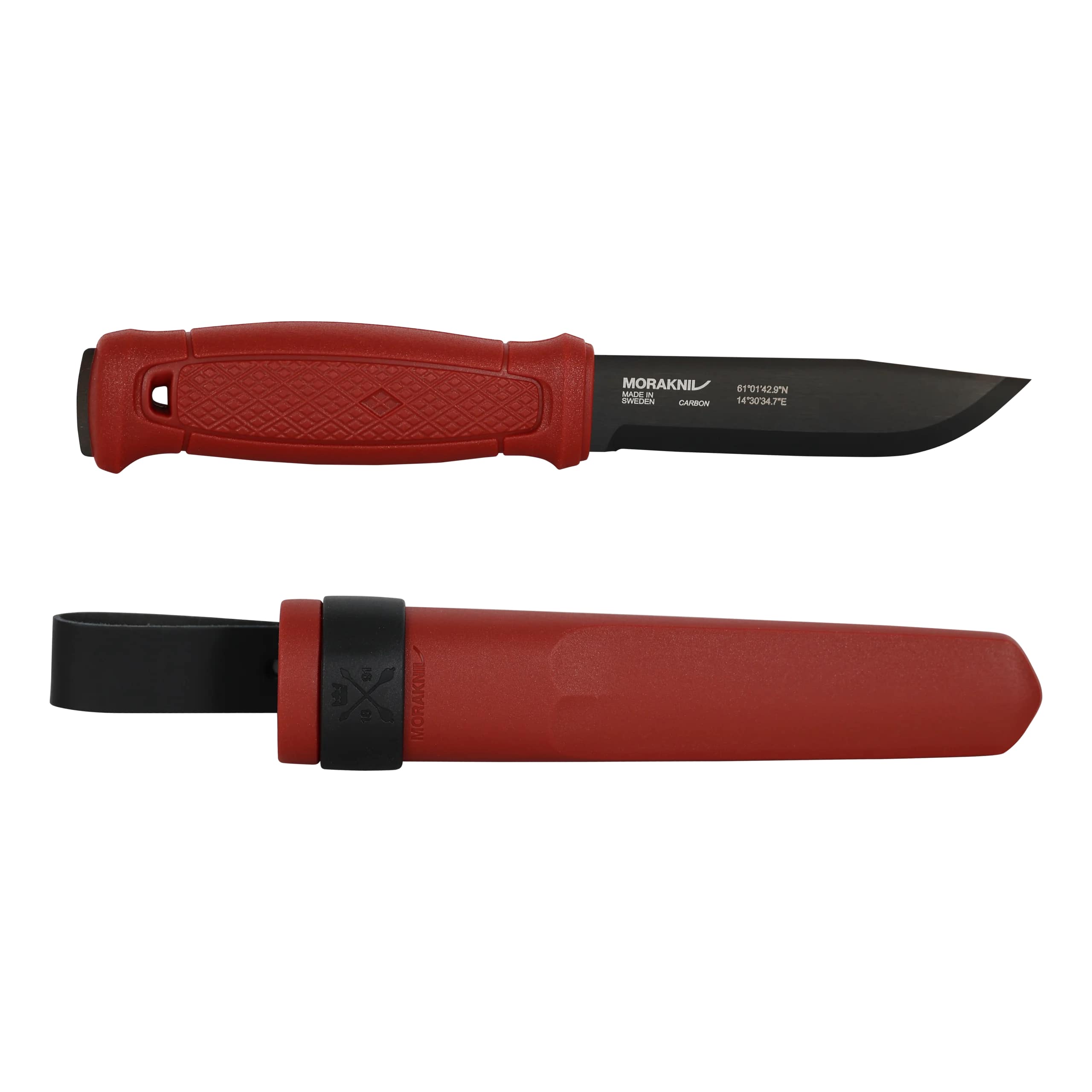 Нож Mora Garberg BlackBlade wP Dala Red Edition Нож Mora Garberg BlackBlade с красной ручкой для активного отдыха одежды обуви походов альпинизма путешествий для интернет-магазина продукции для активной жизни