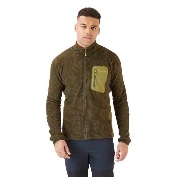 Флисовая куртка Rab Alpha Flash Mns Army для активного отдыха одежды и обуви для походов альпинизма и путешествий в интернет-магазине активной жизни