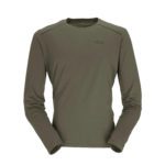 Термофутболка Rab Force LS Tee Mns светло-хаки для активного отдыха, ношения на открытом воздухе, походов и путешествий в интернет-магазине товаров для активной жизни