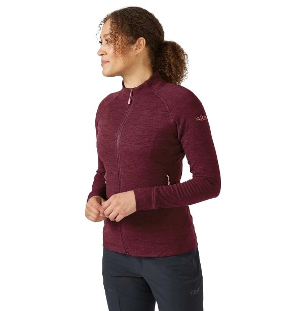 Флисовая куртка Rab Nexus Wmn deep heather для активного отдыха, походов и путешествий из ассортимента интернет-магазина по туристической экипировке и спортивной одежде
