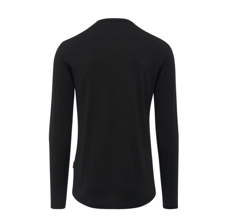 Термофутболка Thermowave Merino Aero LS Mns черная для активного отдыха, походов и путешествий, одежда и обувь для активной жизни на онлайн магазине