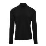 Термофутболка Thermowave Merino Arctic LS 1/2 Zip Mns черная для активного отдыха, туризма, походов и альпинизма в интернет-магазине экипировки для активной жизни