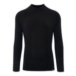 Термофутболка Thermowave Merino Arctic LS Mns черная для активного отдыха, путешествий и горных походов; товары для активной жизни, одежды и обуви для альпинизма и туризма