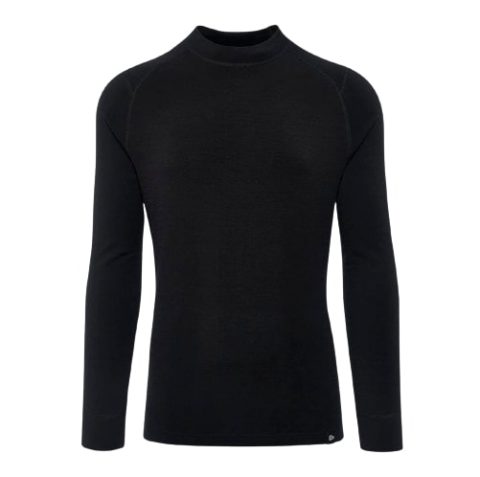 Термофутболка Thermowave Merino Arctic LS Mns черная для активного отдыха, путешествий и горных походов; товары для активной жизни, одежды и обуви для альпинизма и туризма