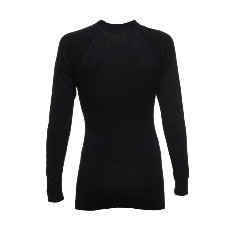 Детская термофутболка Thermowave Merino Warm LS для активного отдыха и путешествий, черная, одежда для туризма и альпинизма в интернет магазине спортивной одежды и обуви