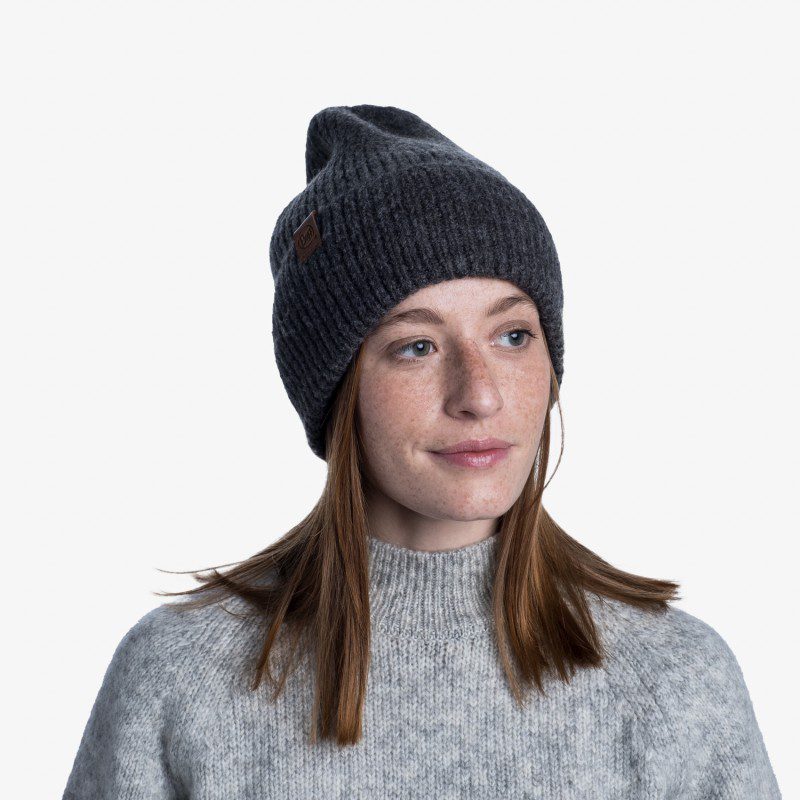 Вязаная шапка Buff Marin Beanie Graphite для активного отдыха, походов и путешествий на сайте онлайн магазина спортивной одежды и обуви